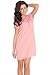 Dobranocka TM.5009 Maternity/Nursing Nightdress,Size S,Salmon