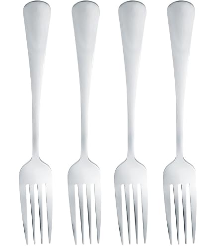 Lot De 12 Fourchettes à Gâteau En Acier Inoxydable 18/0 - Gamme Economy Utopia - Pour Restaurants, événements, Usage Intensif - 10