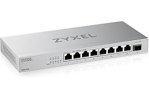 Zyxel 8-Port 2.5G Multi-Gig Unmanaged Switch mit 1 x 10G SFP+ | Tisch- oder Wandmontage [XMG-108]
