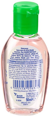 Sagrotan Hand-Desinfektions-Gel Kamille, 3er Pack (3 x 50 ml) - 2