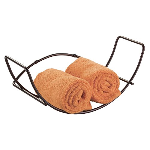InterDesign 69121EU Classico Wandmontierter Handtuchhalter für das Bad, Edelstahl, bronze, 34.8 x 17.6 x 15.1 cm - 2