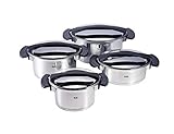 fissler topfset original-profi collection / 5-teilig / edelstahl kochtopf set Hergestellt in Deutschland Fissler 025-110-04-000/0 Topf-Set, Magic Set 4 teilig, schwarz