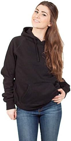 Ladies Hooded Sweatshirts Sizes XS to 4XL HOODIES FOR WORK CASUAL SPORTS LEISURE (24 2XL / XXL, BLACK)
