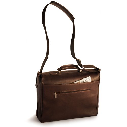 Elegante Aktentasche Größe L / Laptoptasche bis 15,6 Zoll, aus Nappa-Leder, für Damen und Herren, in verschiedenen Farben, Jahn-Tasche 750 - 4