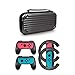 Produktbild Cyond für Nintendo Switch 2 Lenkräder + 2 Spiele Griff Schutztasche + Nintendo Switch Konsole Eva Schutzhülle für Mariokart Deluxe 8/Fast RMX/The Next Penelope/Horizon Chase Turbo/Grip