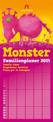 Monster Familienplaner 2014: Mit praktischen 5 Spalten Monster Familienplaner 2014: Mit praktischen 5 Spalten