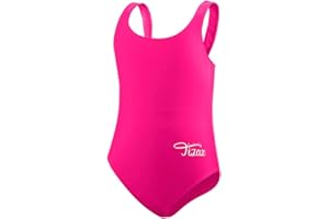 TIZAX Costume UV da Nuoto Intero Bambina Bikini da Bagno Ragazze Racerback Sportivo