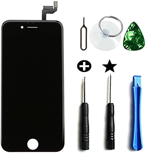 iPhone 6s 4.7 Inch Front Glass Frame Assembly Full Set LCD Screen Replacement Black