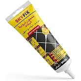 SKYFIX Hazır Derz Dolgu Macunu, 380 ml, Beyaz, Su Ge&ccedil;irmez, Esnek, Fayans ve Seramik Arası &Ccedil;atlak Tamiri, Spatula Dahil
