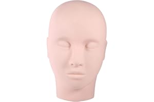 REGUN Makeup Fake Head - 1PC Upgraded Make Up Wimpern Wimpernverlängerungen üben Mannequin Training Head Model