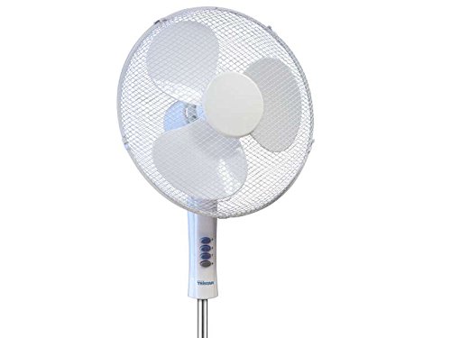 Standventilator 40 cm mit 3 Stufen Ventilator Höhenverstellbar 40 cm (Oszillation zuschaltbar, Luftgebläse, 1275 U/min) - 3