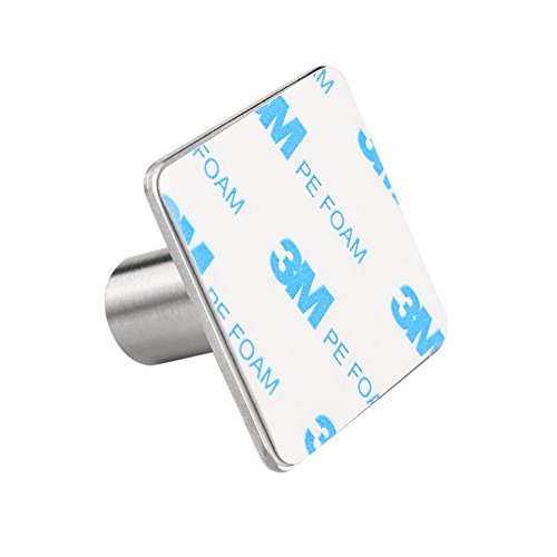 Selbstklebend Handtuchhaken Haken Edelstahl 3M Badezimmer WC Traceless Hat Handtuch Kleiderhaken Schiene Aufbewahrung Kleiderbügel Racks Wand Haken für Küche Bad (4 pcs 304 Edelstahl Wandhaken) - 6