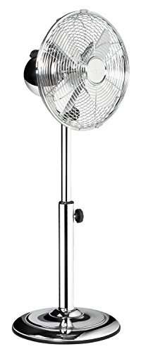 Stand Ventilator Lüfter Chrom 50 Watt 40 cm 3 Stufen