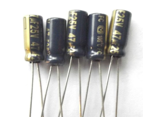 47uf 25v 105c Panasonic EEUFC1E470 5mmx11mm Low ESR x5pcs
