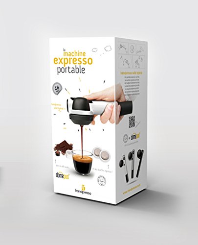 Handpresso 48257 Wild Hybrid Tragbare Espresso-Maschine, Aluminium, 22 x 9,5 x 7 cm, Weiß - 6