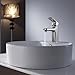 Produktbild Kraus KEF-15501-PU16BN Virtus Single Lever Basin Bathroom Faucet and Pop Up Drain with Overflow Brushed Nickel by Kraus