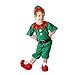 Produktbild Lisli Weihnachten Damen Herren Kinder Kostüm Familie Kleidung Elf Hausanzug(1 Top+ 1 Hut+ 1 Belt+ 1 Hose)