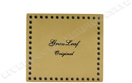 Wooden Rolling Box Roll Tray Smoking Tobacco Stash Snuff Big Size Smokers Box*Fast Same Day Dispatch Once Payment Is Cleared* (17x15x6.0 Cm Grass Leaf)