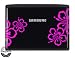 Produktbild Grafix Aufkleber fuer Netbook 10,1-12,1 Zoll Hibiskus pink + 20 Minischmetterlinge