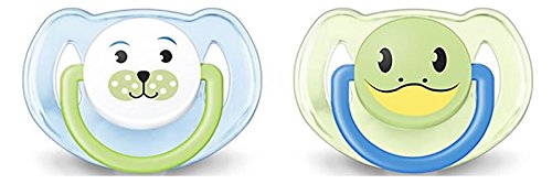 Philips Avent Animal Soother Twin Pack 6-18m (Dog / Frog)