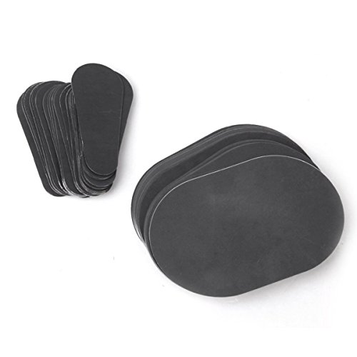 PIXNOR 40 Pairs Depilation Hair Removal Body Unhairing Moult Pads Epilators (Black)
