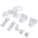 Produktbild 17mm Rollo Beschläge Roller Schirm Befestigung Kupplung Ersatz Reparatur Kit Perlenkette Roller Blind Vorhang Befestigungsklammern Set Fensterbehandlungen (1 Stück)