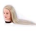 Hairdressing Training Heads 100% Synthetic Fiber Hair Mannequin Styling Dolls Head (Table Clamp Holder Included) ESC613P