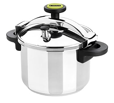 Monix Classica - Autocuiseur traditionnel de 4 litres, acier inoxydable, couleur gris