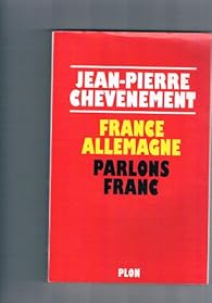 Book's Cover of France Allemagne. Parlons franc