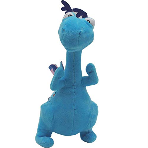 Preisvergleich Produktbild WJZCM Kuscheltier Niedliche Plüschtiere Mädchen Plüsch Gefüllte Puppe Kinder Geburtstagsgeschenk Valentinstagsgeschenk Baby Lustiges Geschenk 28-34Cm Blauer Drache