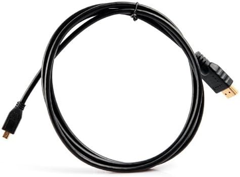 SODIAL(R) 1.5M Gold Type D Micro HDMI To HDMI Type A Digital Lead Cable 1080P