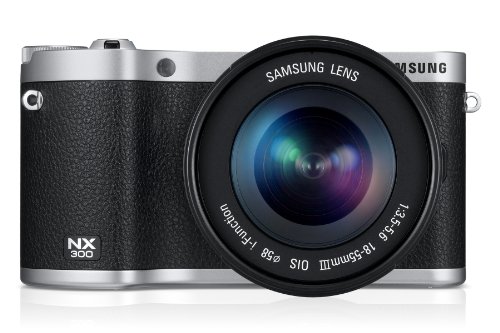Samsung NX300 Systemkamera (8,4 cm (3,3 Zoll) OLED Touchscreen, 20,3 Megapixel, WiFi, HDMI, Full HD, SD Kartenslot) inkl. 18-55mm OIS i-Funktion Objektiv schwarz Samsung NX300 Systemkamera (8,4 cm (3,3 Zoll) OLED Touchscreen, 20,3 Megapixel, WiFi, HDMI, Full HD, SD Kartenslot) inkl. 18-55mm OIS i-Funktion Objektiv schwarz
