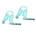 2Pcs Disposable Safety Asepsis Ear Piercing Gun Tool with 2 Stainless Steel Ear Studs