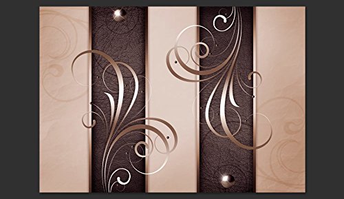 FOTOTAPETE 350×245 cm – VLIES TAPETE PREMIUM – PROFI QUALITÄT – 3 Farben zur Auswahl – Top moderne Wanddeko – Wandbilder XXL – Riesen Wandbild – Top Design Tapete – Neue exklusive Edition mit noch besser Druckauflösung – Deutsches Premium Vlies – Abstrakt Ornament a-A-0087-a-c - 4