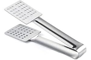 Royal Cuisine Tea Bag Squeezer, Stainless Steel Holder, Tongs, Spoon, Strainer Clip for Gripping Ice Cubes (15cm)