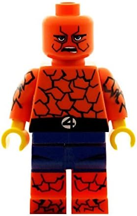 Penzora Custom Minifigure Superheroes The Thing Fantastic 4 Printed on LEGO parts