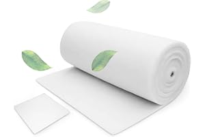 SCHAHBA G4 Filter Mat, Air Filter Roll, Filter Mat, 17-20 mm Thick for Ventilation, Air Conditioning & Workshop, Can Be Cut to Size, Dust & Pollen Filter, 1 x 2 m (2 m²)