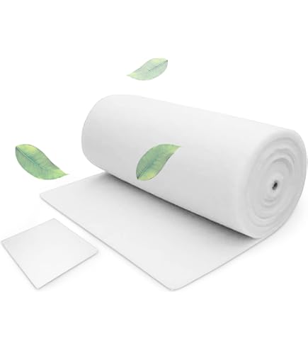 Rouleau De Filtre à Air G4 En Coton Non-Tissé - Épaisseur 20 Mm (0.78") - Dimensions 1 X 20 M - Pour Climatisation, Ateliers, Cabines De Peinture