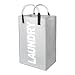 Produktbild Zecken tocking Wäschekorb Faltbar Große Faltbare Wasserdicht Wäschesammler Schmutzige Kleidung Wäschesack Light Gray 33 * 23 * 53cm B
