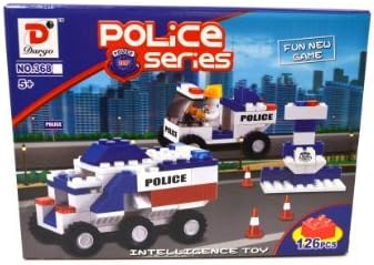126 Pcs Dargo Police Series Lego Style Block