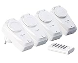 Bis zu 16 A / 3.680 Watt pro Steckdose • Alle Steckdosen einzeln oder zusammen schaltbar • Bis zu 30 Meter Funk-Reichweite • Selbstschließende Klappdeckel mit Gummidichtung • Spritzwassergeschützt nach IP44