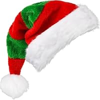 RoadLoo 10Pcs Bonnet Elfe de Noël,Chapeau de Lutin de Noël Chapeau de Père Noël Adultes Bonnet Noel Chapeau de Père Noël,Bonnet de Noël pour Le Nouvel an de Noël Partie de Jeu