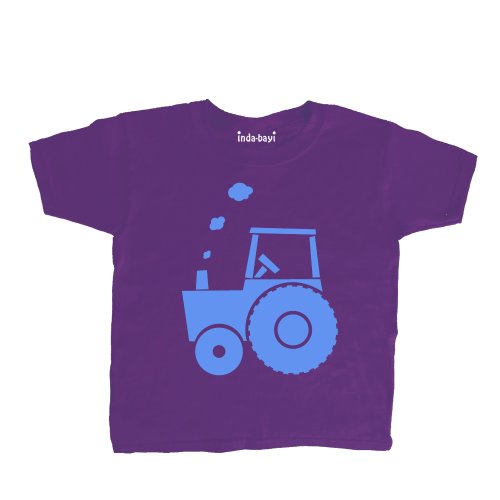 Inda-Bayi Baby-Toddler Heavy Cotton T Shirt - tractor