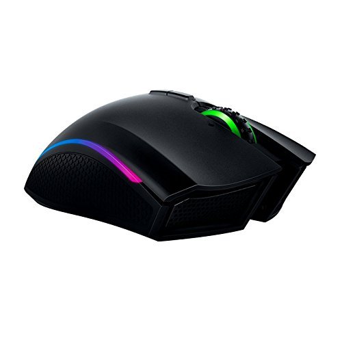 Razer Mamba Wireless - Rat  n para Gaming  ergon  mico  inal  mbrico  para Esports  Retroiluminaci  n RGB  Sensor de hasta 16000 dpi  sensibilidad Ajustable  9 Botones programables 