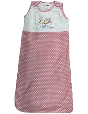 Baby Schlafsack Lillebi für Mädchen Baumwolle von ca. 0-18 Monate - Ganzjahres Schlafsack mit Sternen