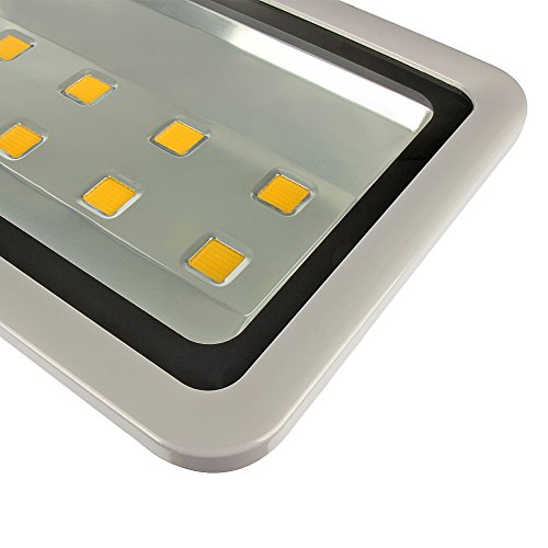 500 Watt LED Flutlicht Super Hell 50000LM Fluter Wasserdicht IP 66 Warmweiß Scheinwerfer Außenstrahler für Garten Hof Dock - 6