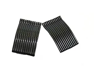 Kalaneet 24pcs Metal Black Bob/Bobby Pins (Size:7cm)