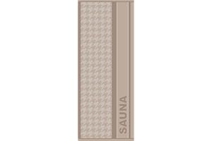 ‎JILDA-TEX jilda-tex Saunatuch Relax Strandtuch Badetuch 70x200 cm 100% Baumwolle (Beige)