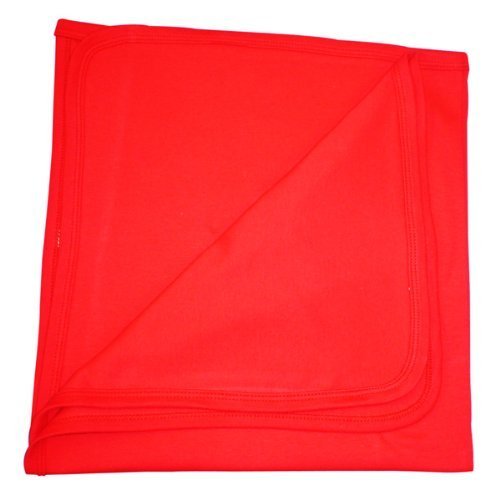 BabywearUK Baby Blanket - Cotton - Red - British Made