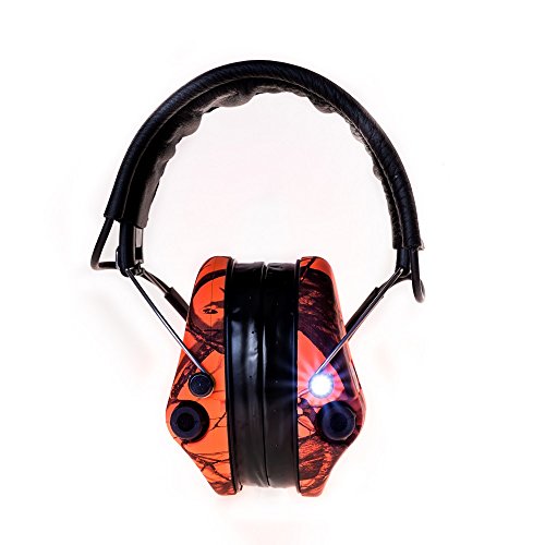 MSA Sordin Supreme Pro X mit integrierter LED Lampe – Aktiver Profigehörschutz, inkl. superbequeme Gelkissen / MossyOak – Camo Edition / AUX-Eingang - 2